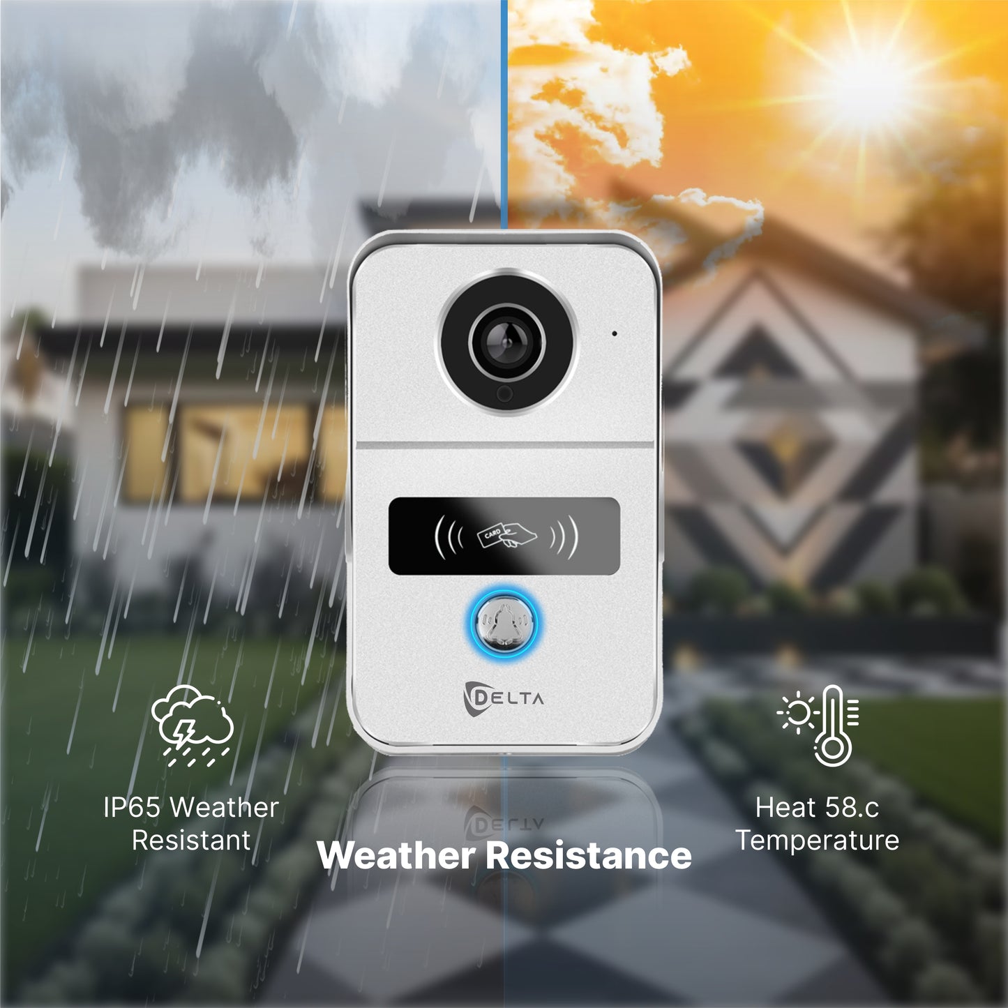 VD10+ Pro Video Door phone with D1 smart lock combo