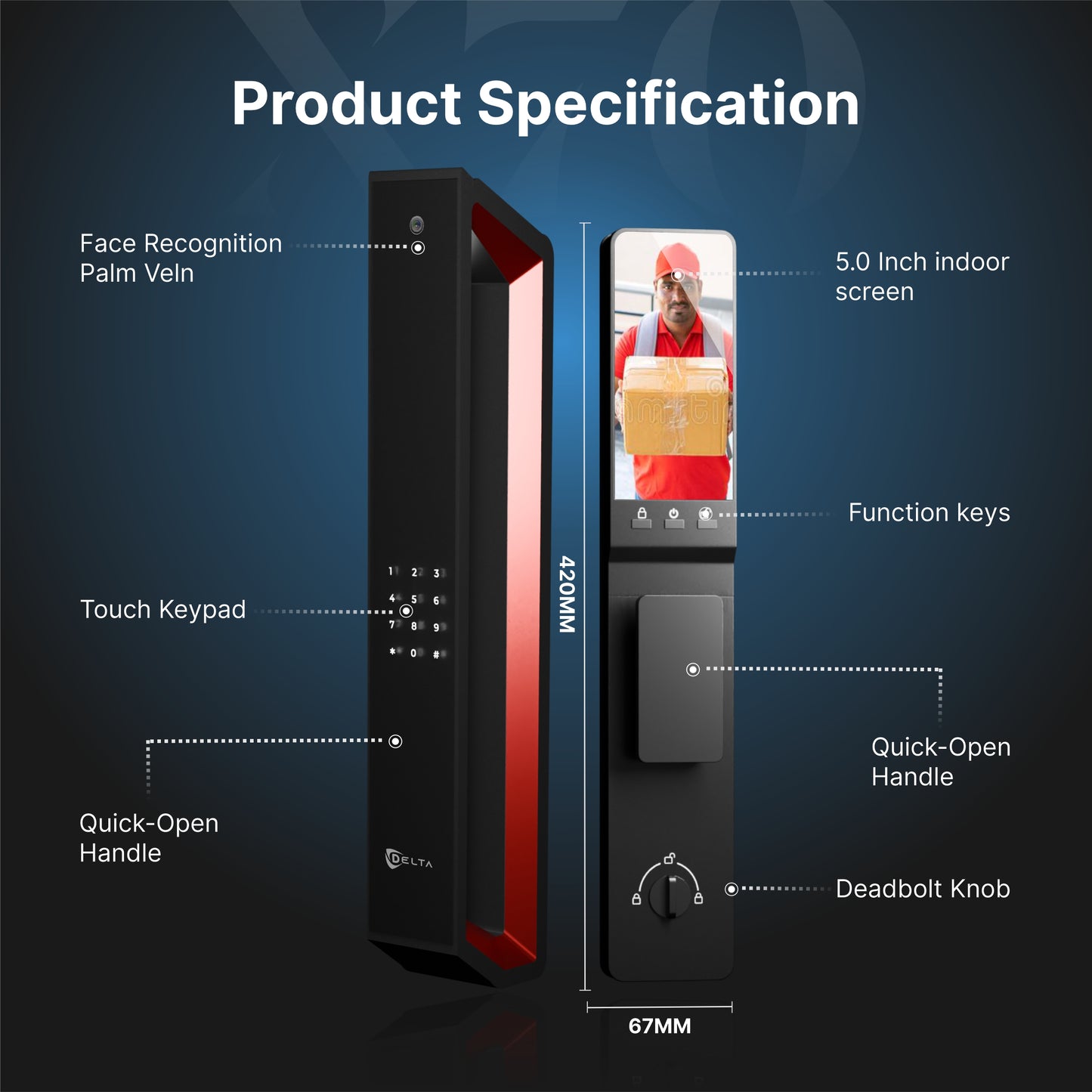 X70+ Pro Smart Door Lock