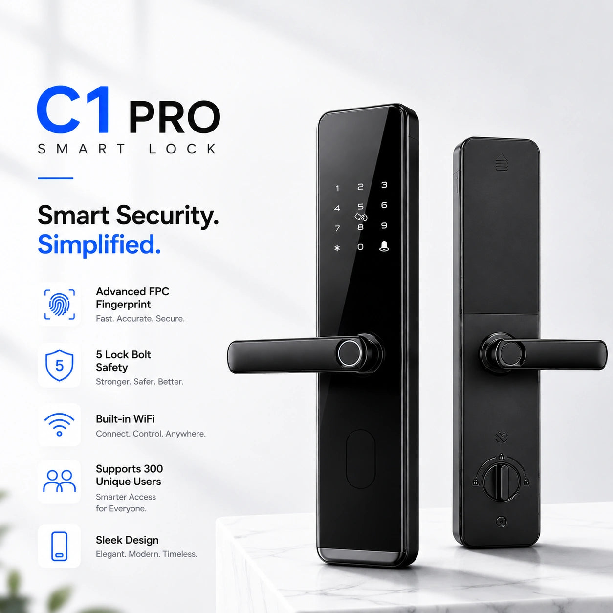 C1 Pro Smart Door Lock