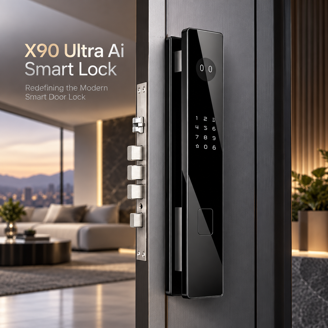 DeltaHome Launches X90 Ultra AI: Redefining the Modern Smart Door Lock