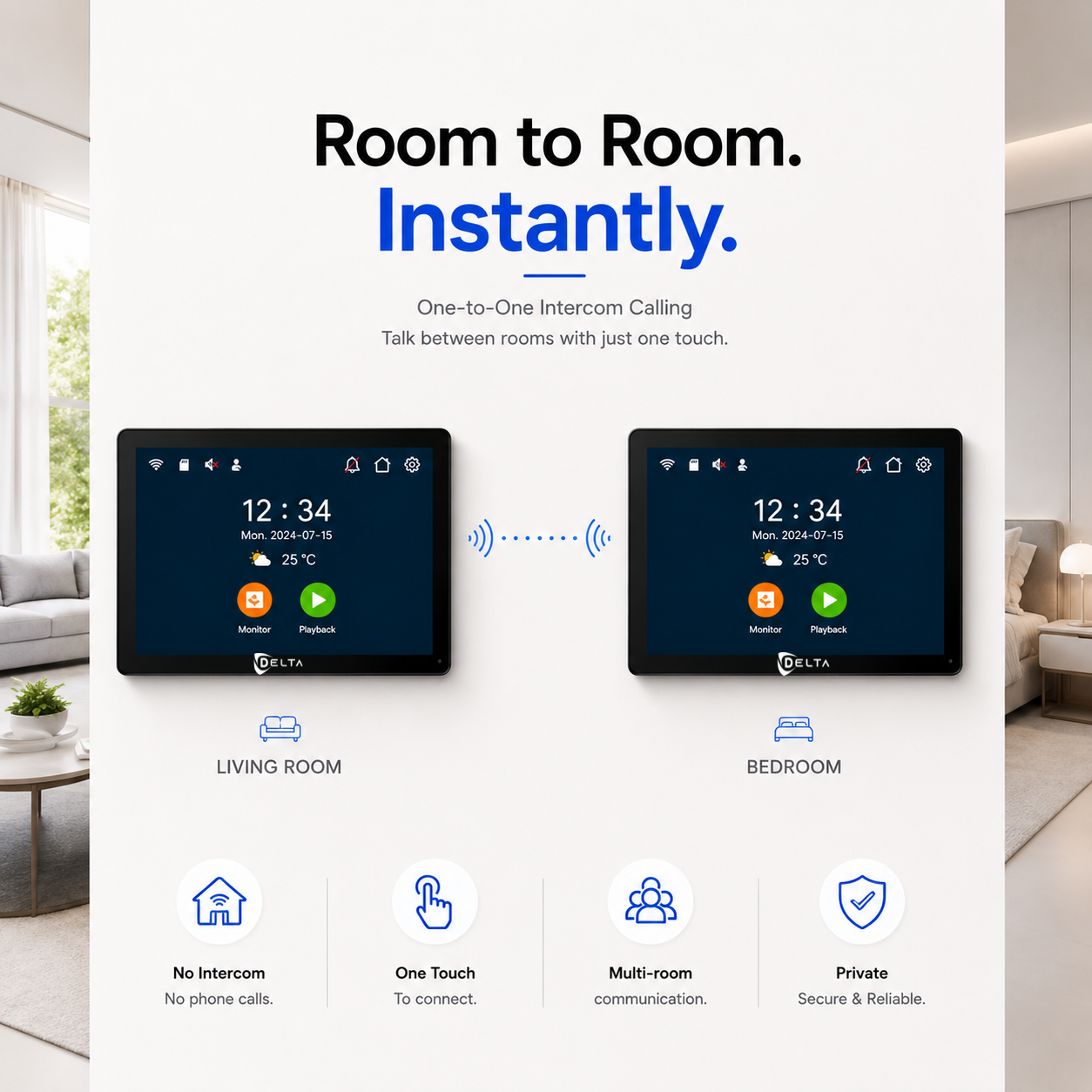 VD10+ Video Door Lock Phone with Display
