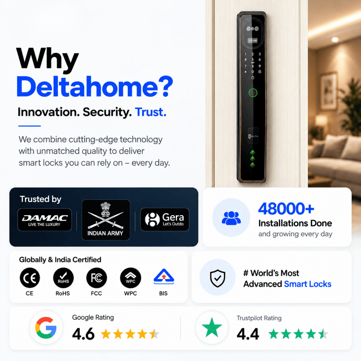 X50 Pro Smart Door Lock