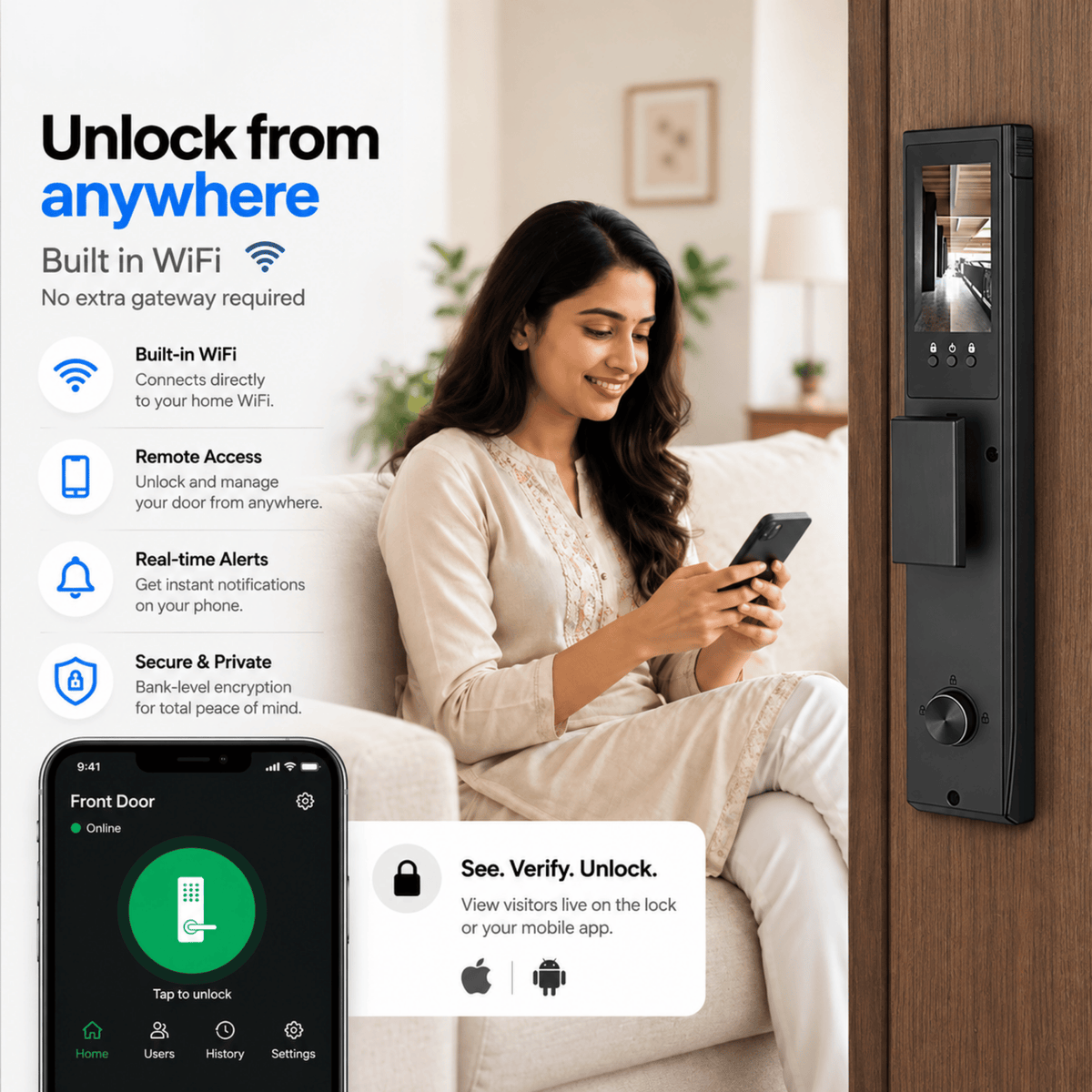 X50 Pro Smart Door Lock