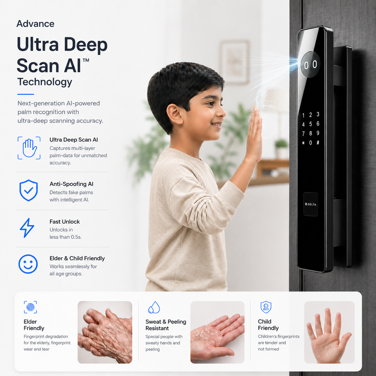 X90 Ultra Ai Smart Lock